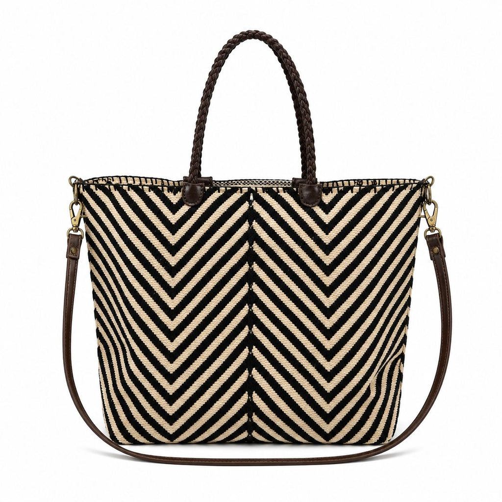 Grand sac chev Noir