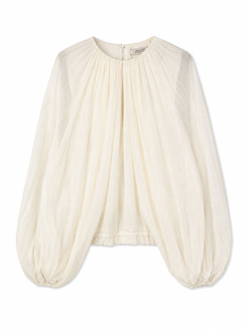 Top chemise ecru