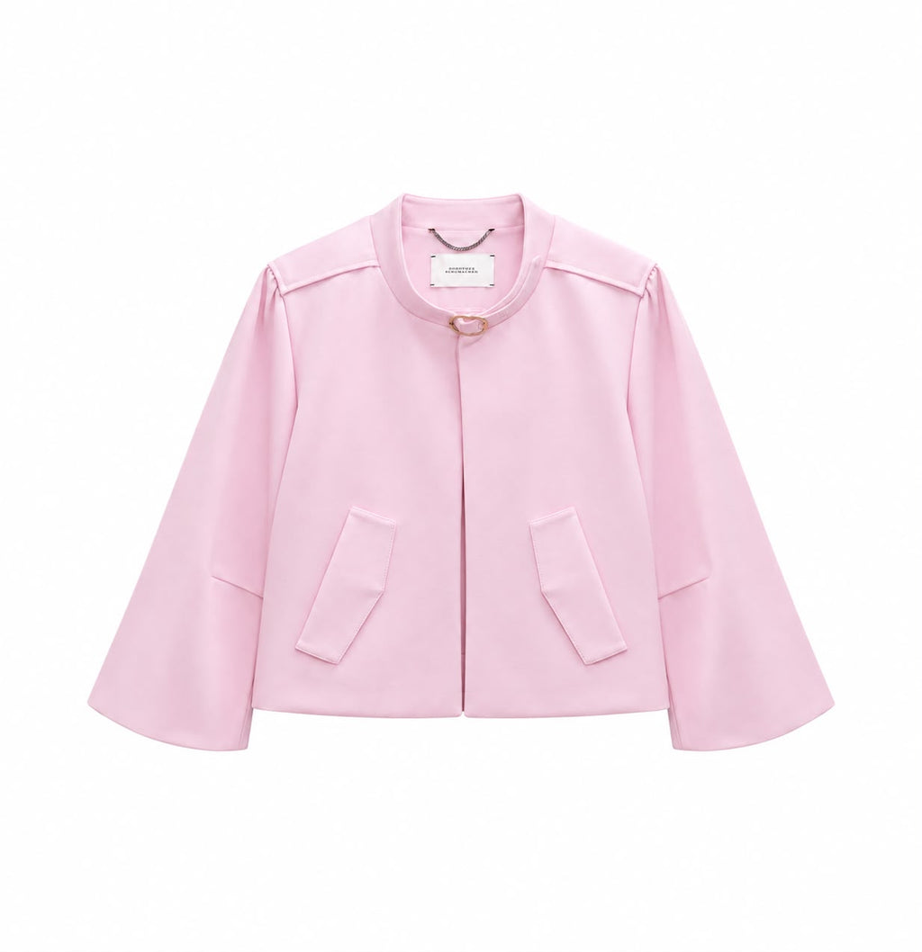 Veste courte rose