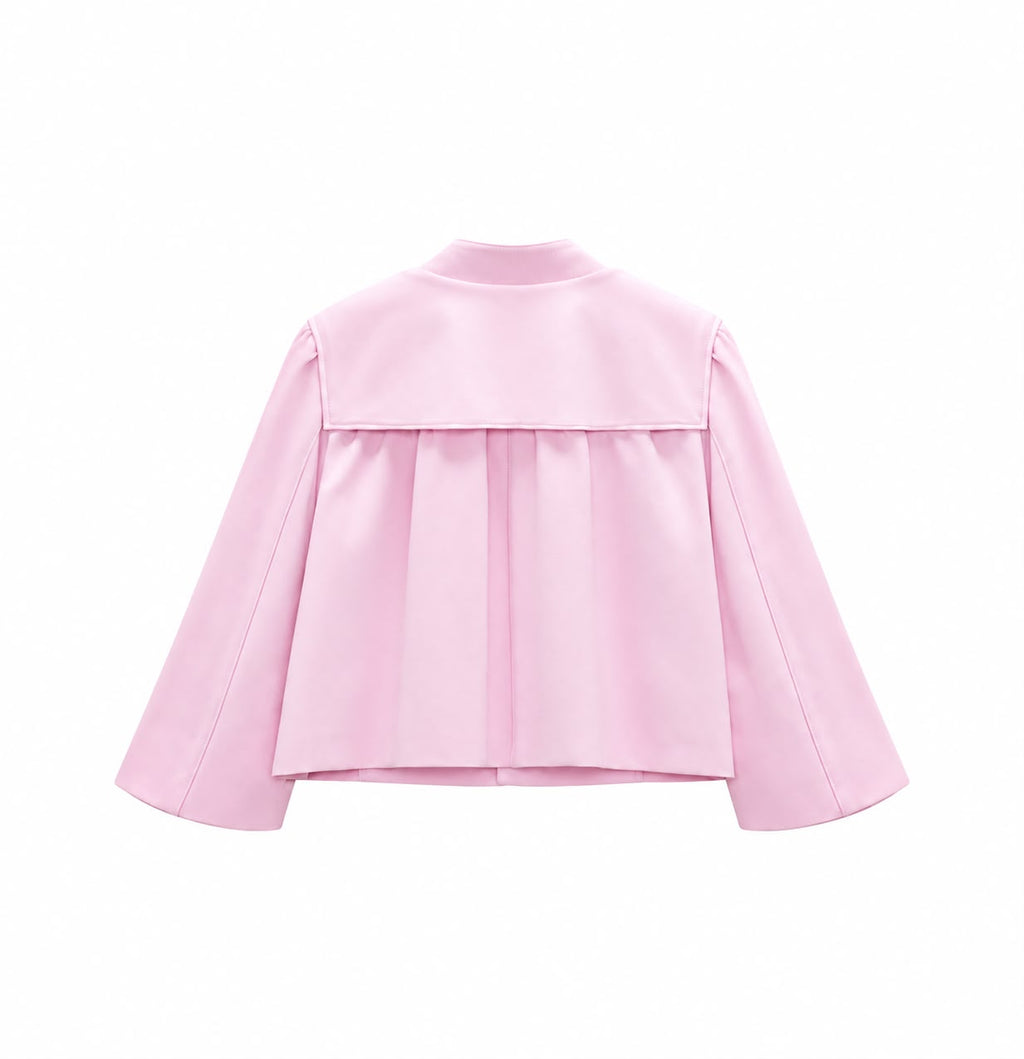 Veste courte rose