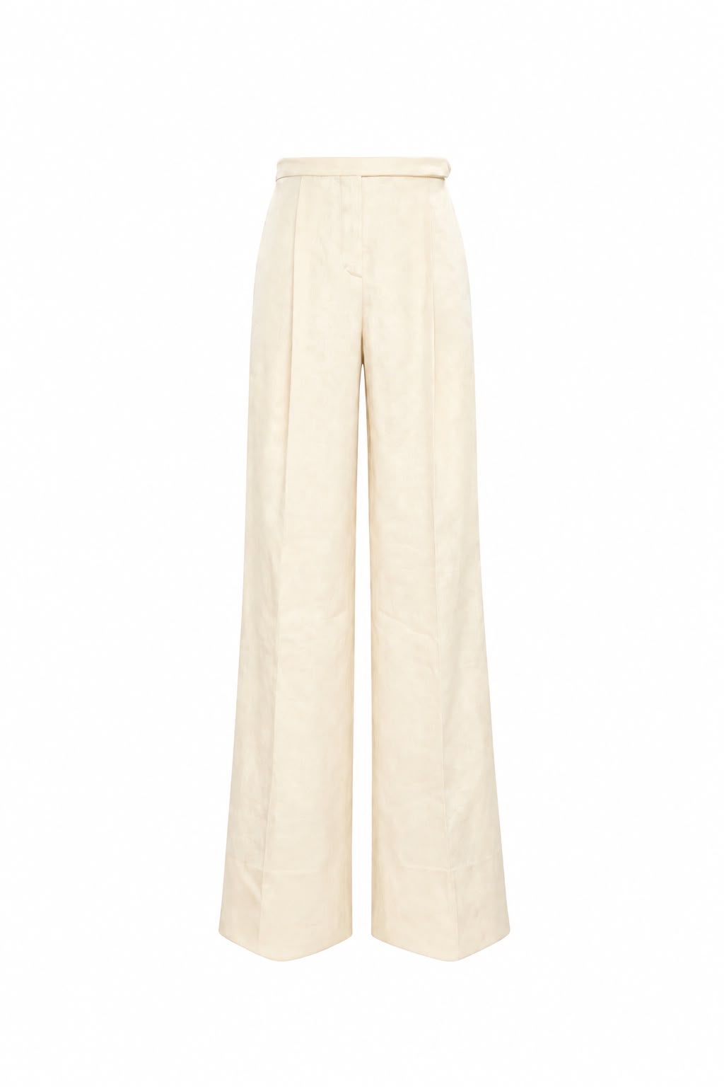 Yellow linen trousers