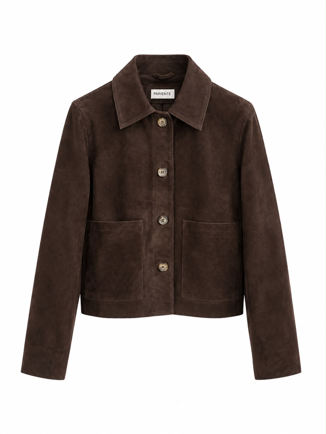 Veste en daim Pariente Roma Brun