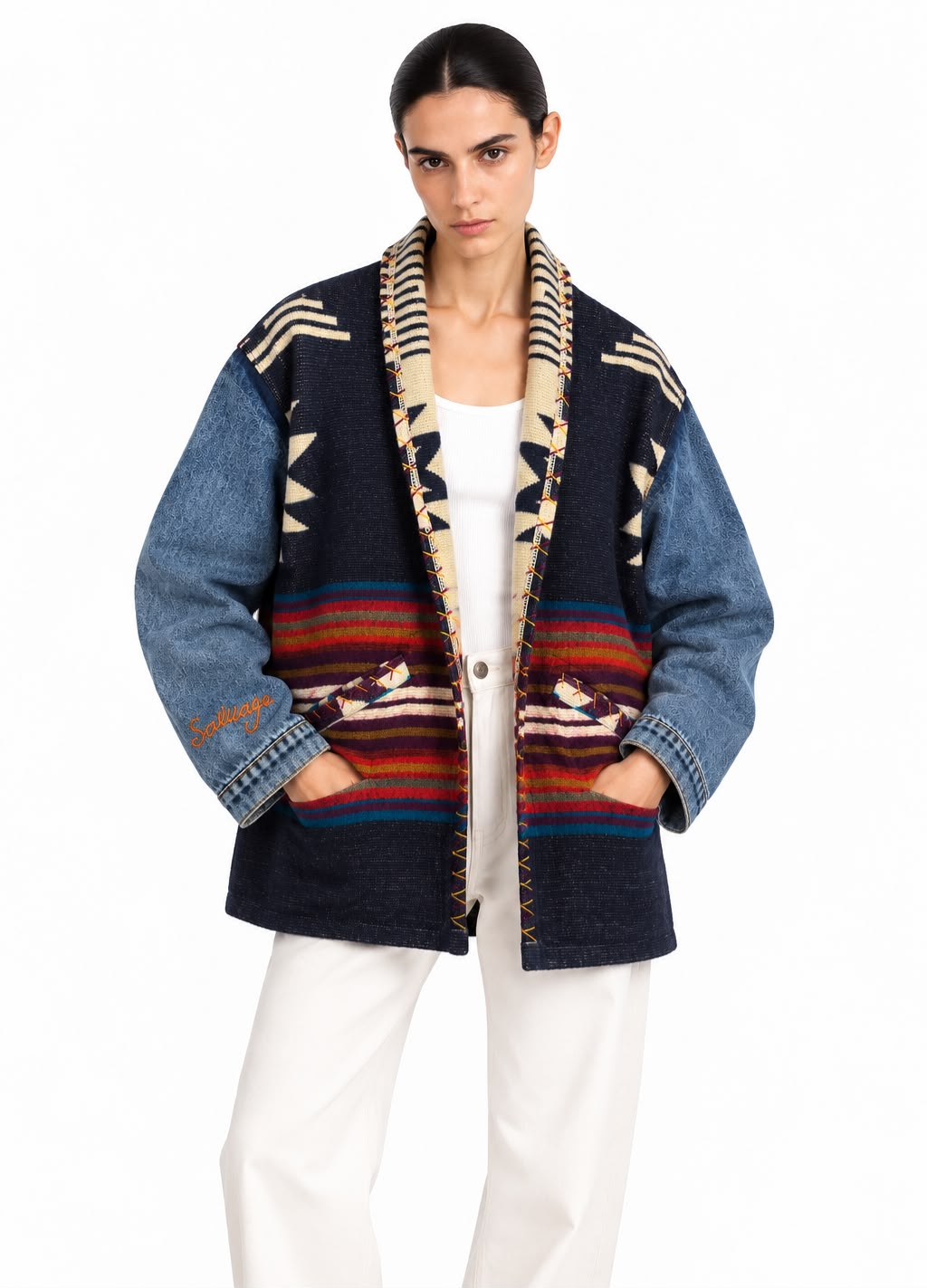 Veste Ojos Denim Jeans foncé