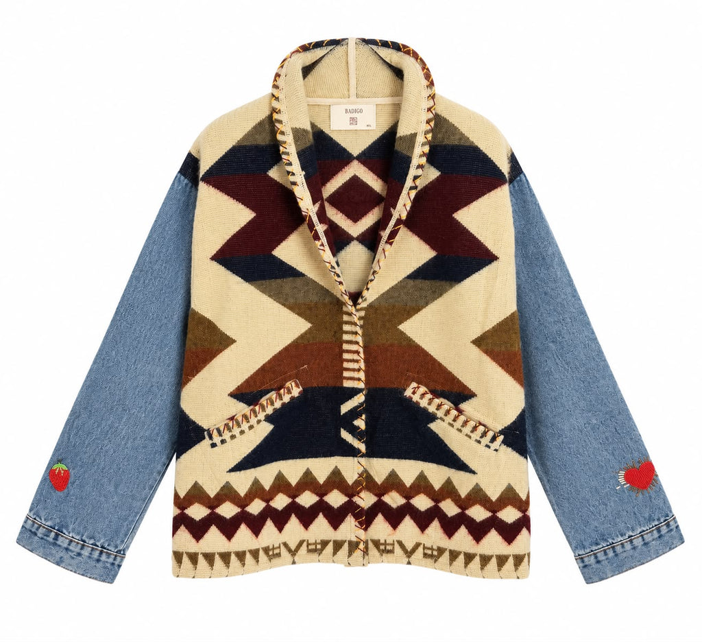 Veste Ojos Denim Perlas