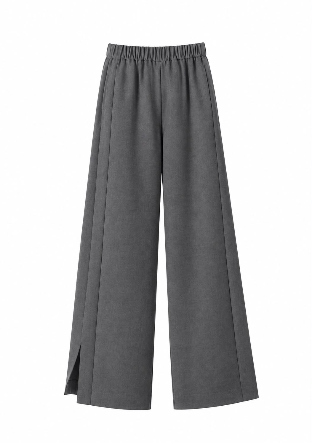 Pantalon Large Nao Gris