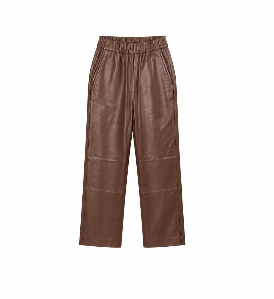 Pantalon court en cuir Pariente Sarah Pant