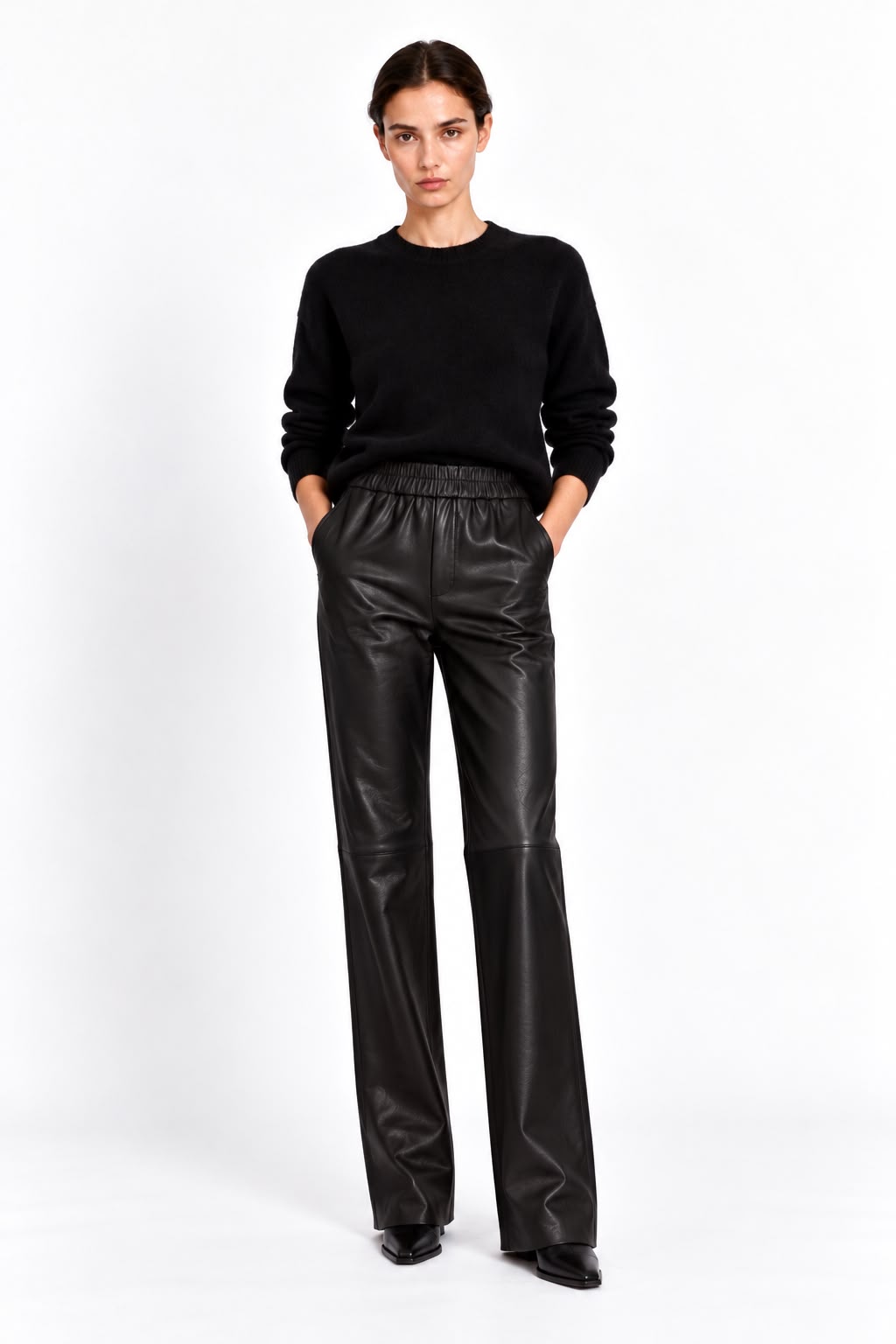 Pantalon en cuir Pariente Éléonore