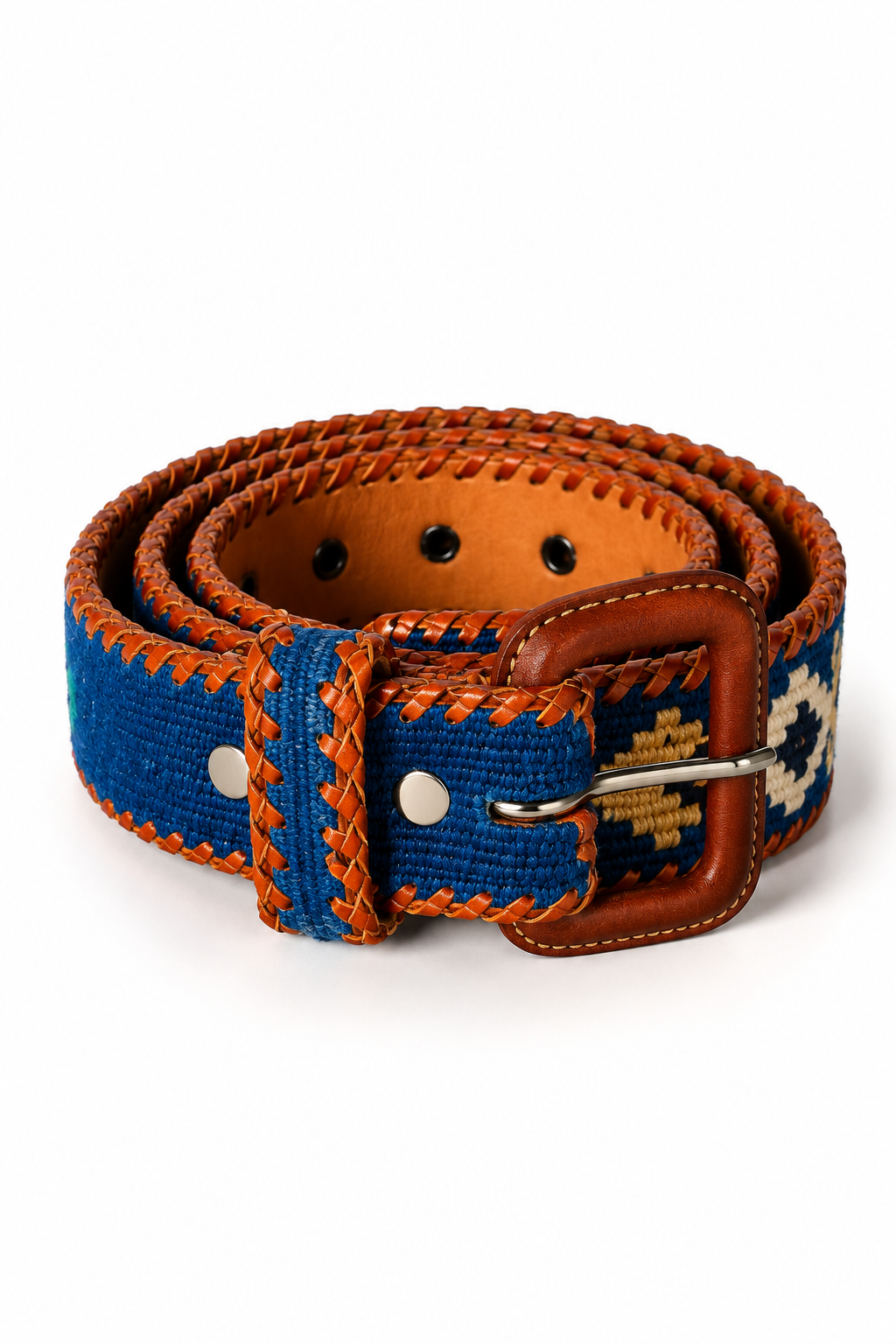 Ceinture tissée Antig Belts coloris Azul