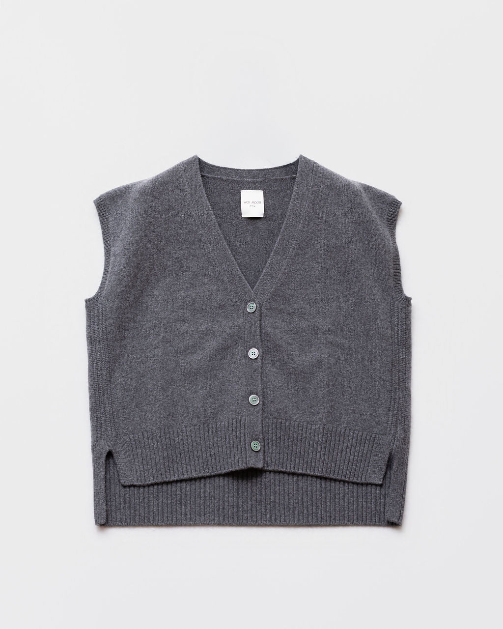 SWEATER VEST SM korat grey