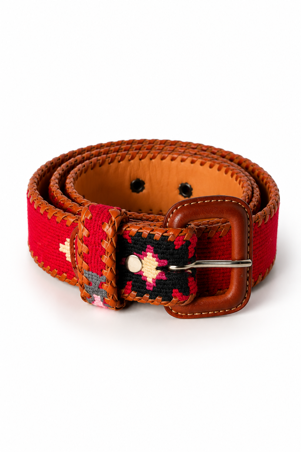 Ceinture tissée Antig Belts coloris Fuego