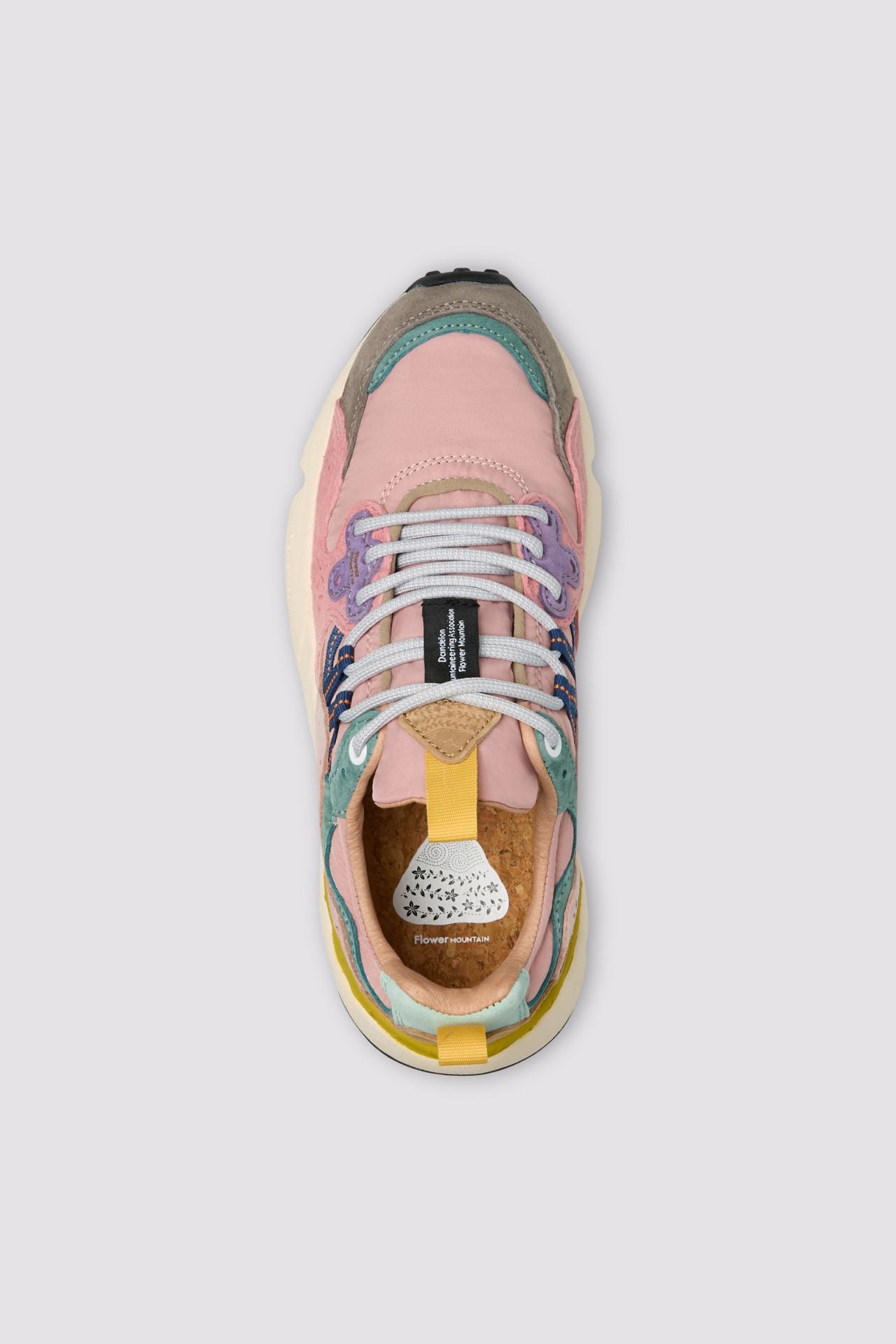 Basket yamano grey light pinky