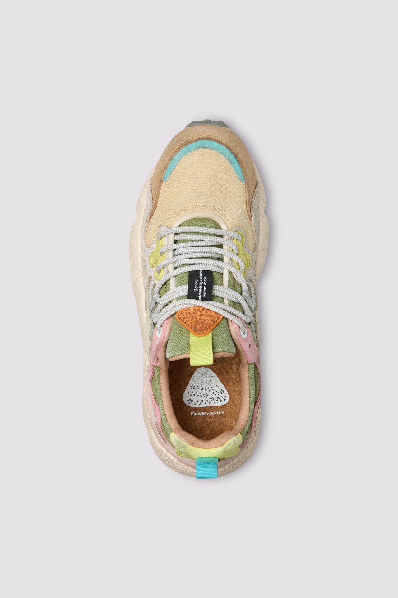 Basket yamano white ivory