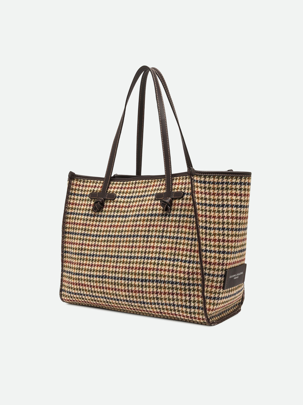 Sac Marcella pied-de-poule Gianni Chiarini BS 12480 MNSH - Beige - vue 4