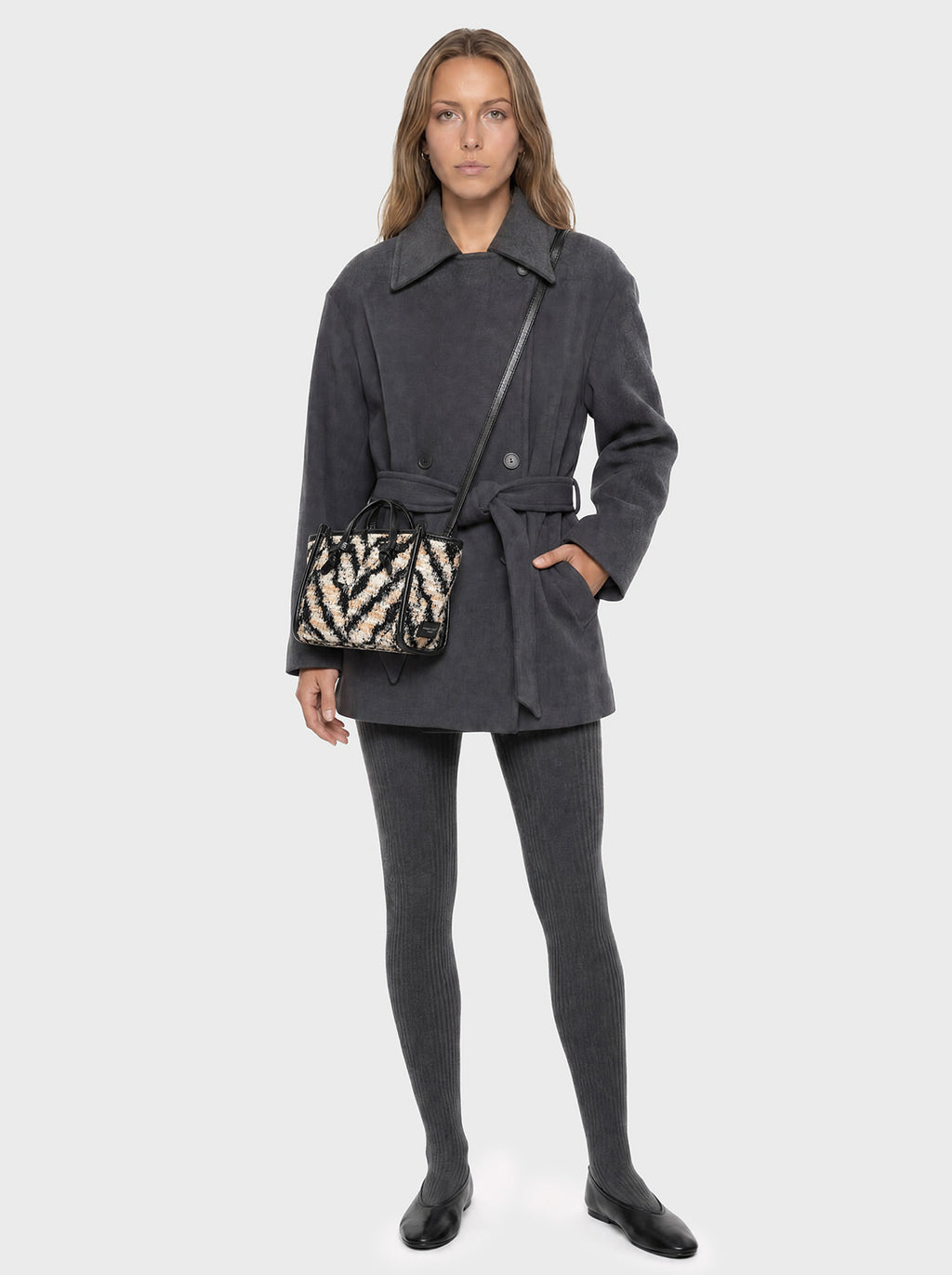Sac Miss Marcella Gianni Chiarini BS 8065 ZEBRA - Nero-Bianco - vue 2