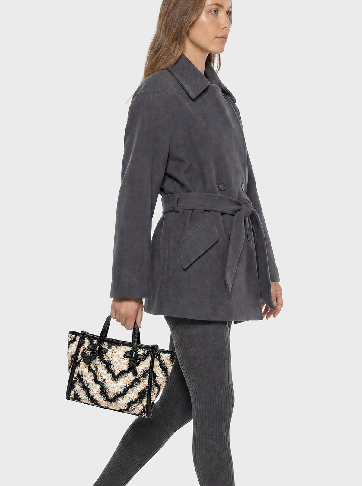 Sac Miss Marcella Gianni Chiarini BS 8065 ZEBRA - Nero-Bianco - vue 7