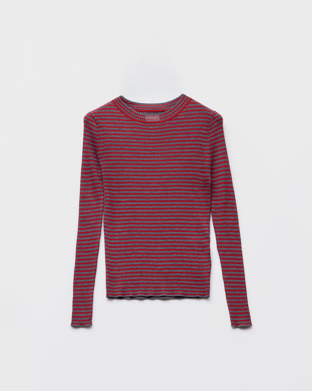 Pull fin ML DARK GREY + WINE